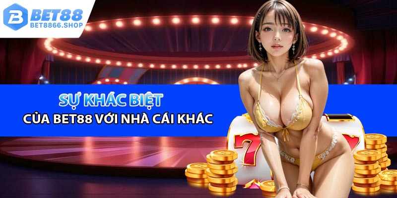 Sự khác biệt của Bet88 so với những nhà cái cá cược khác