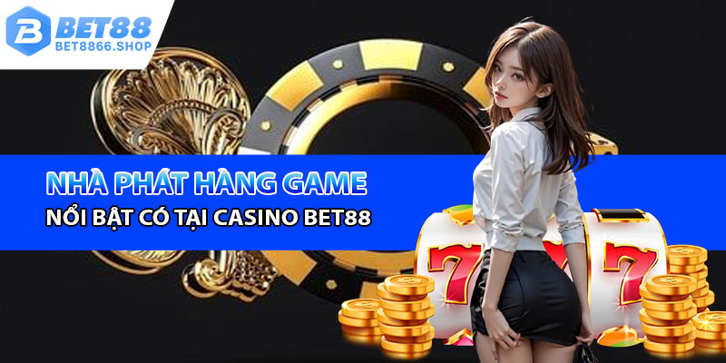 Các nhà phát hành game nổi bật có tại casino Bet88